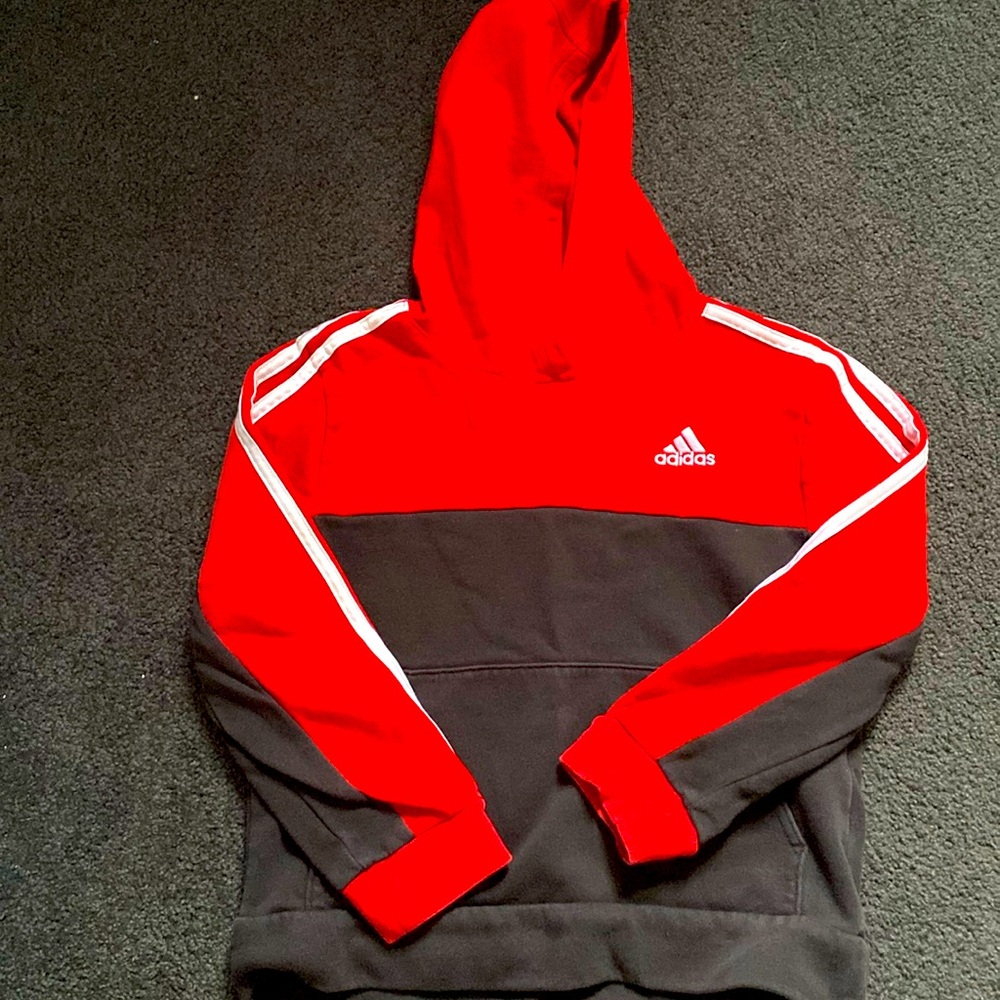 ❤️🎲  ADIDAS! Boys Hooded Sweatshirt